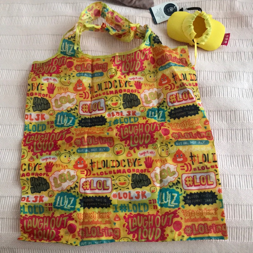 LOL reusable tote bag